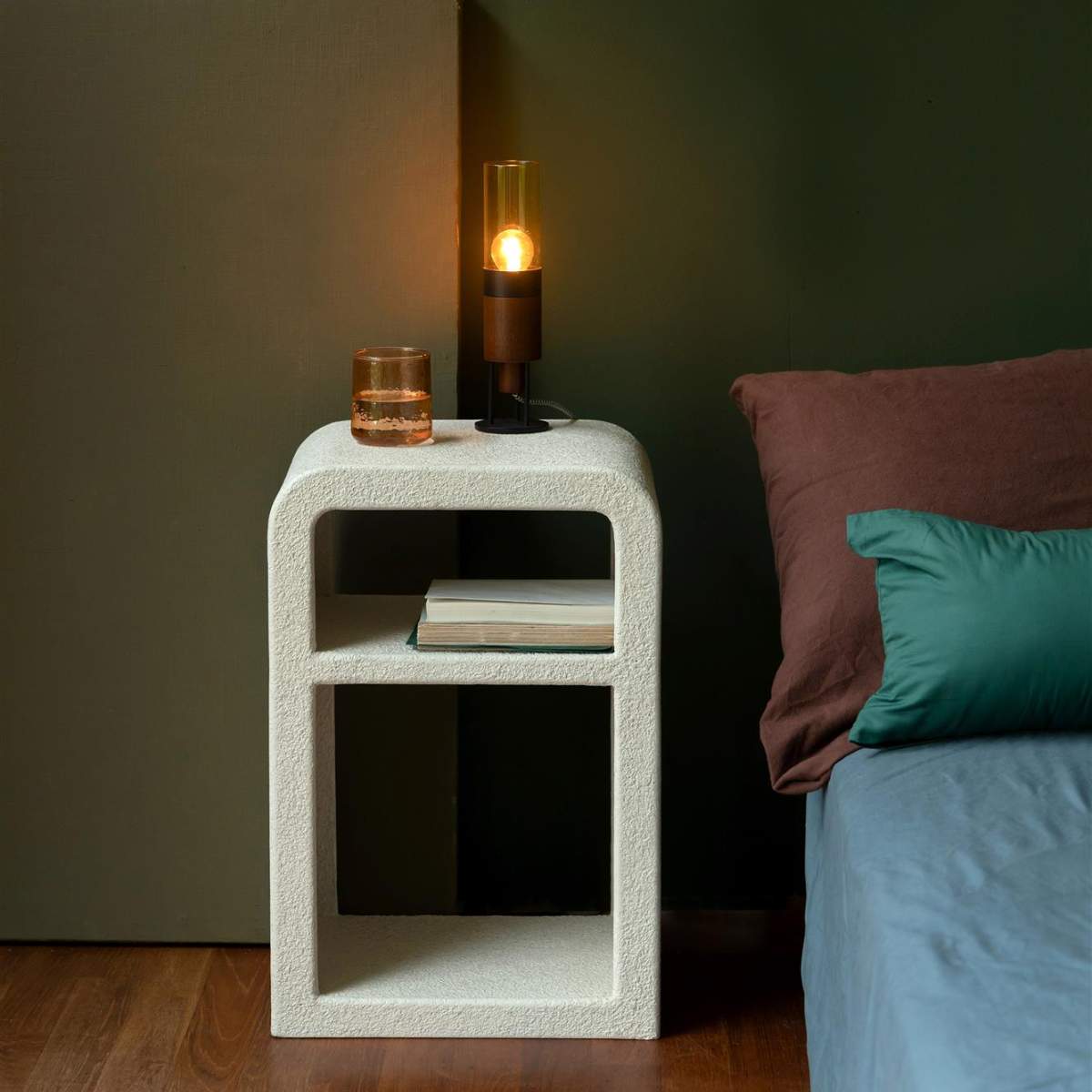 Dutch Bone Side Table Bed Veda