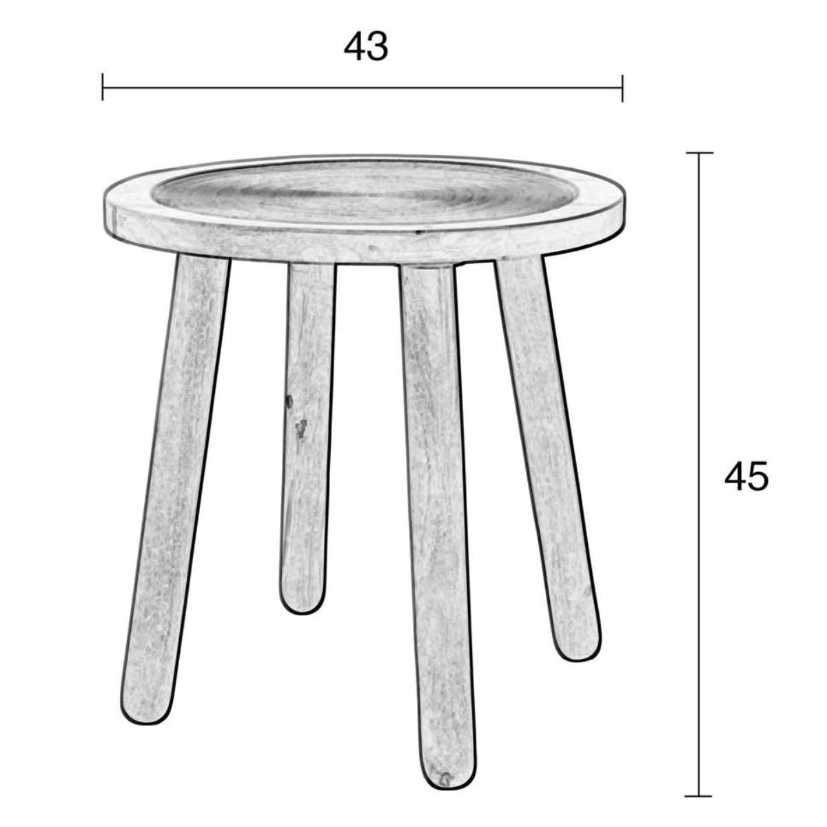 Zuiver Side Table Dendron