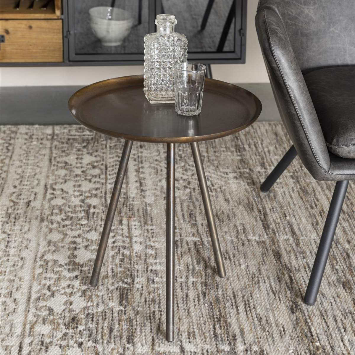 Beau&Co Side Table Frost Copper