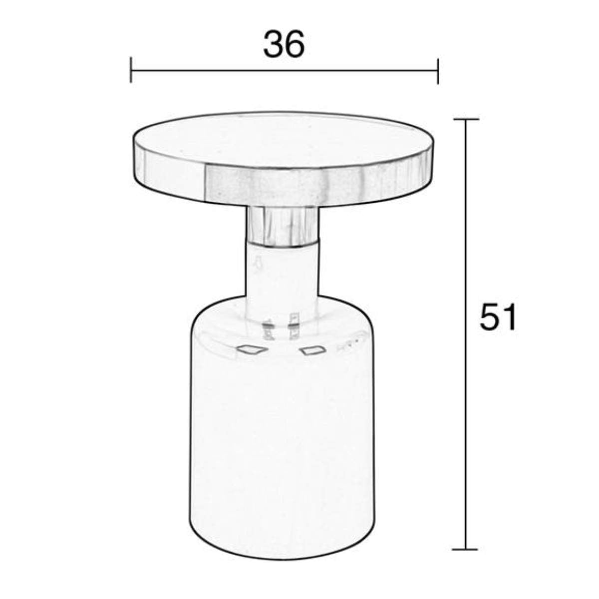 Zuiver Side Table Glam