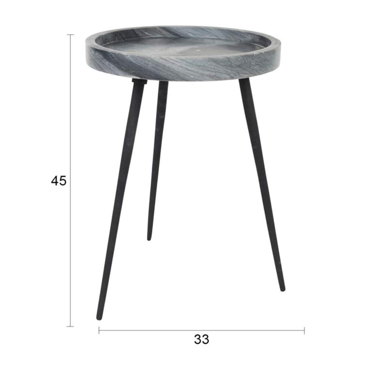 Beau&Co Side Table Karrara
