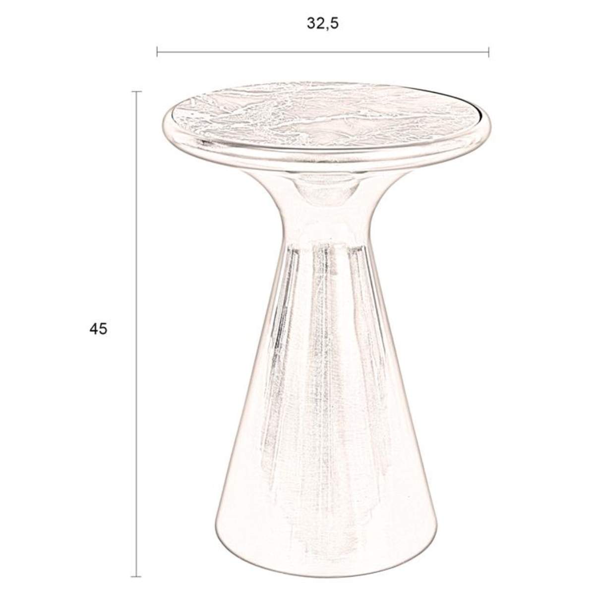 Dutch Bone Side Table Mount