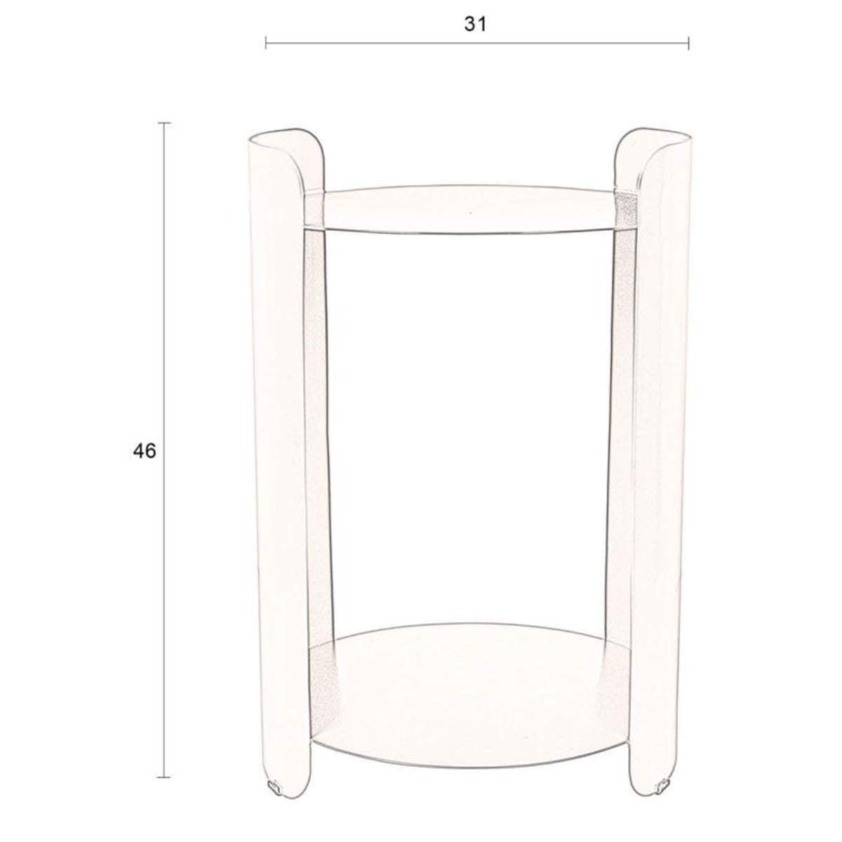 Dutch Bone Side Table Navagio