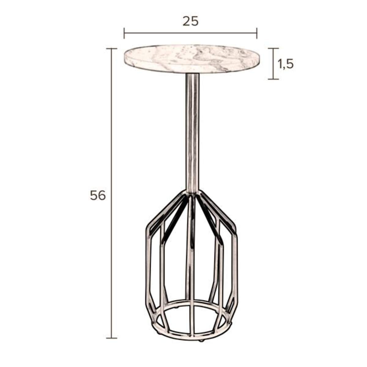 Dutch Bone Side Table Salerno M