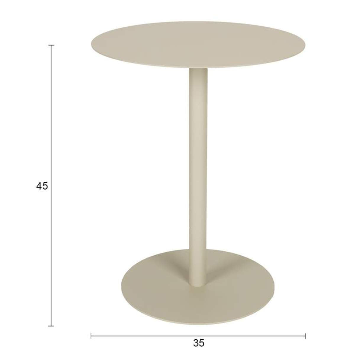 Zuiver Side Table Snow
