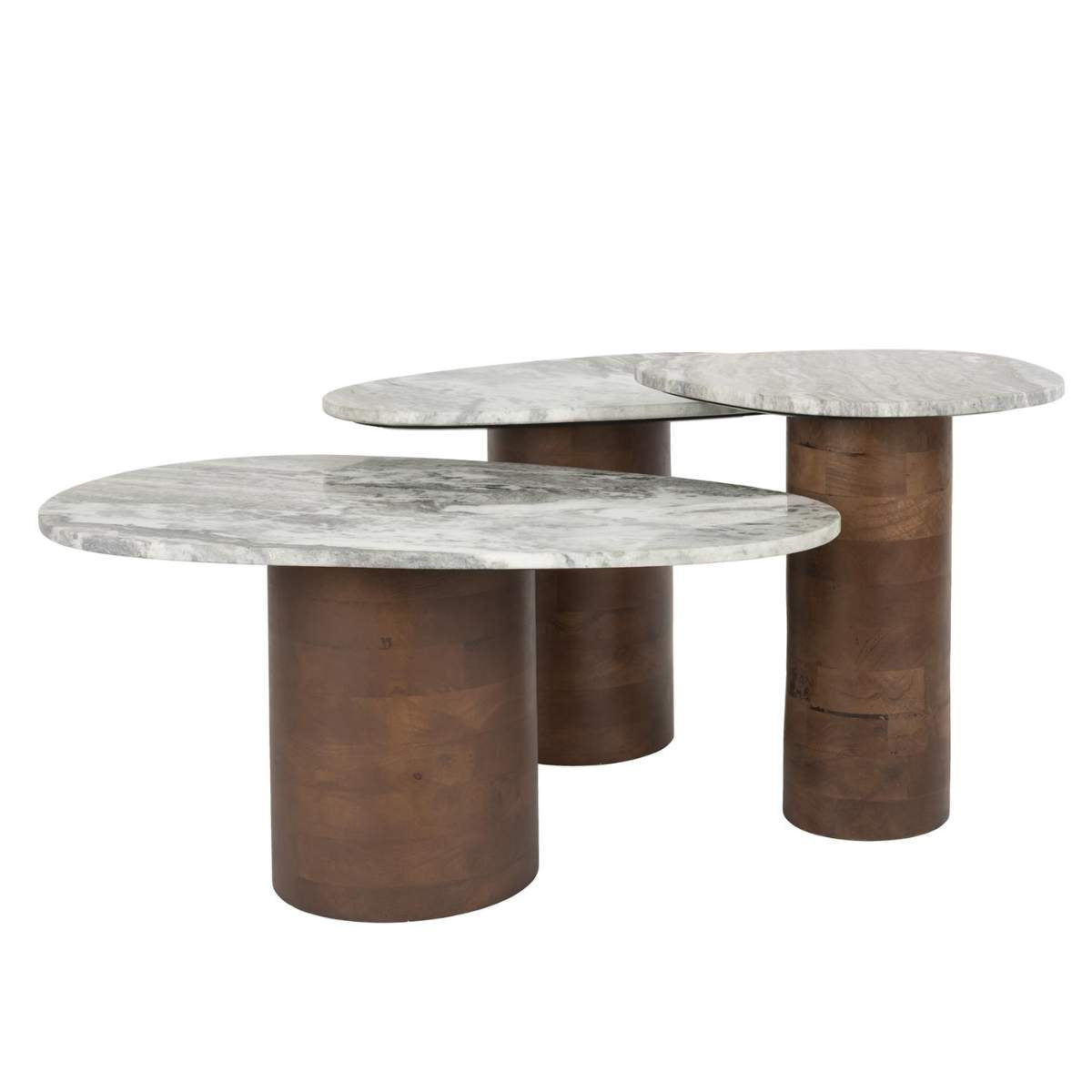 Dutch Bone Side Table Suki (Set of 3)
