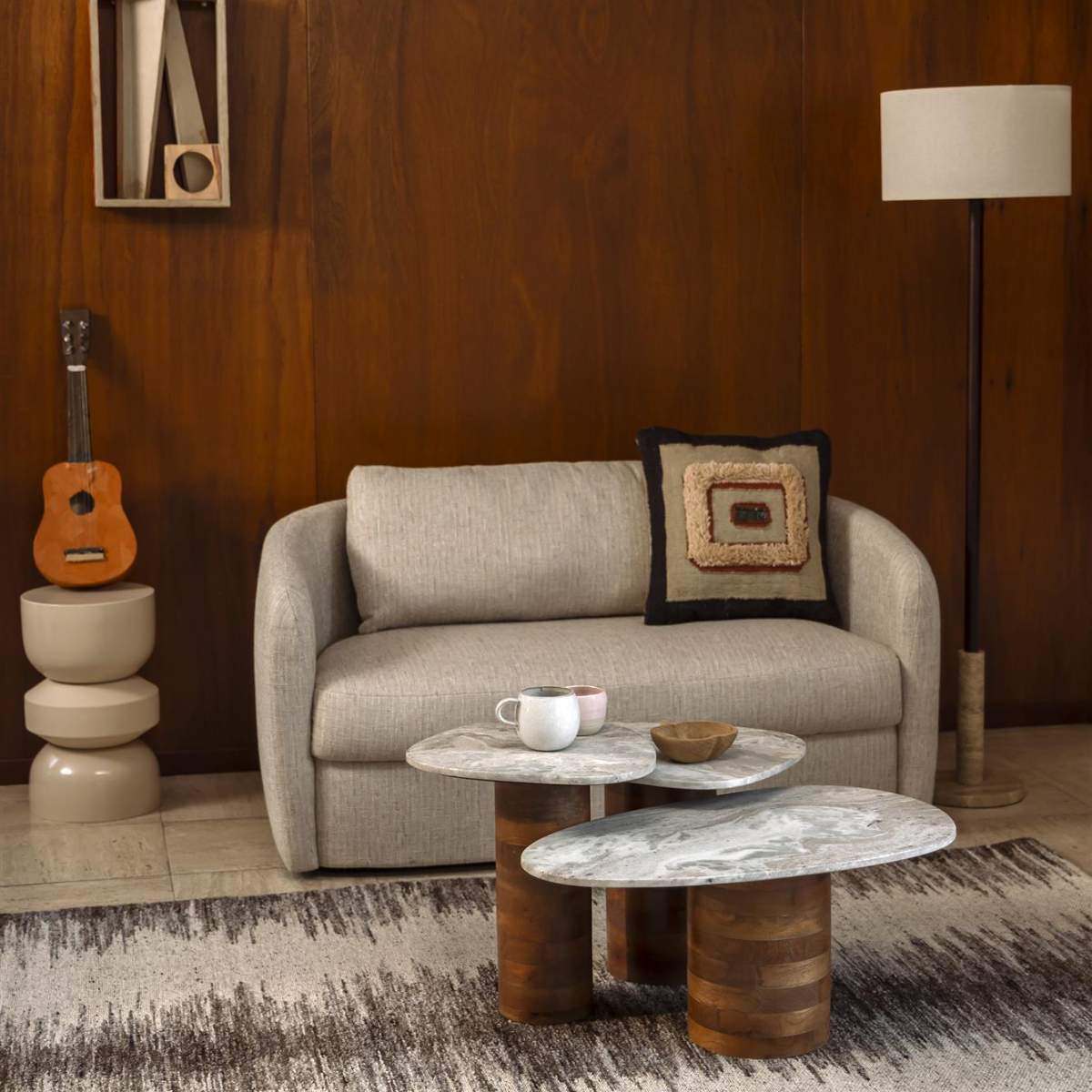 Dutch Bone Side Table Suki (Set of 3)