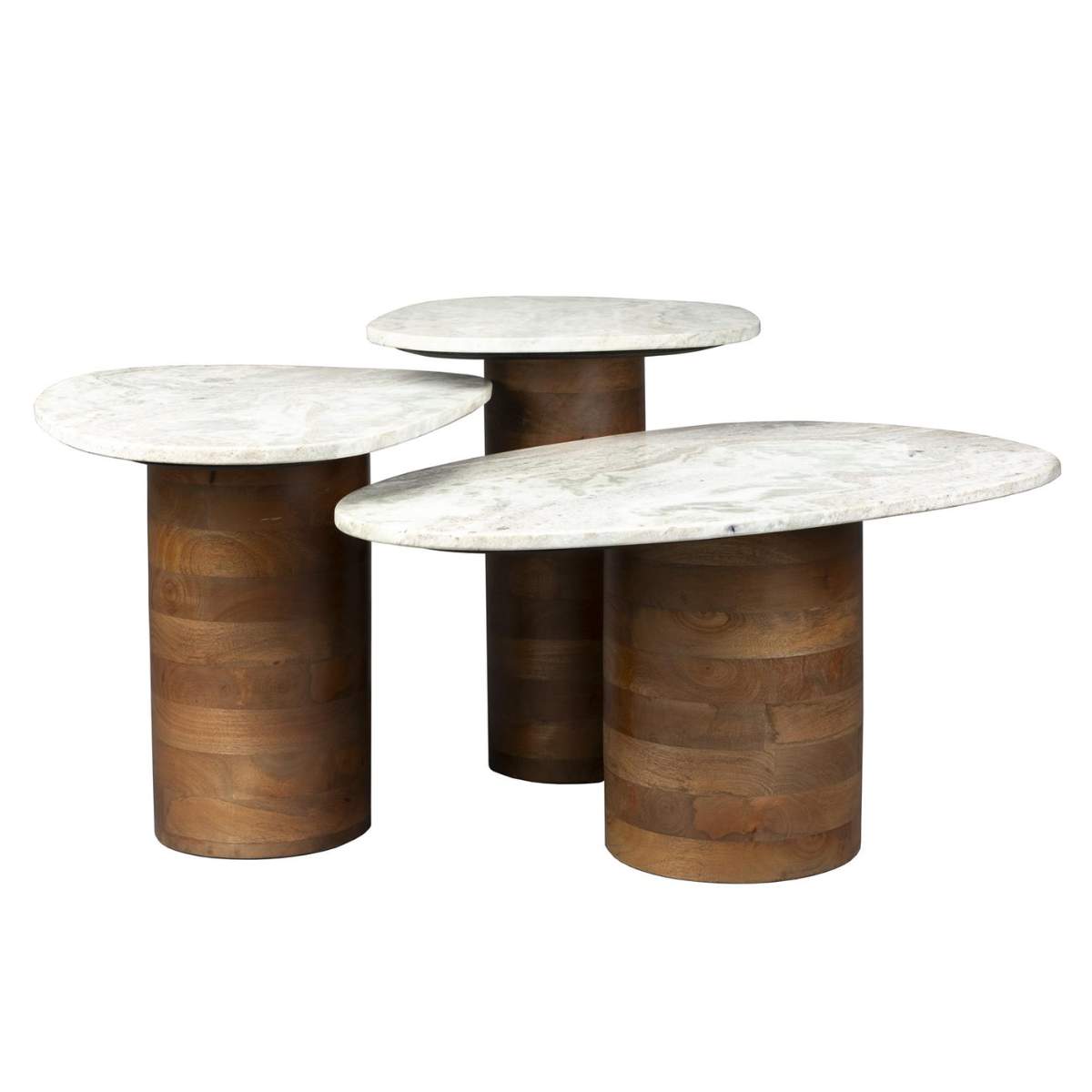 Dutch Bone Side Table Suki (Set of 3)