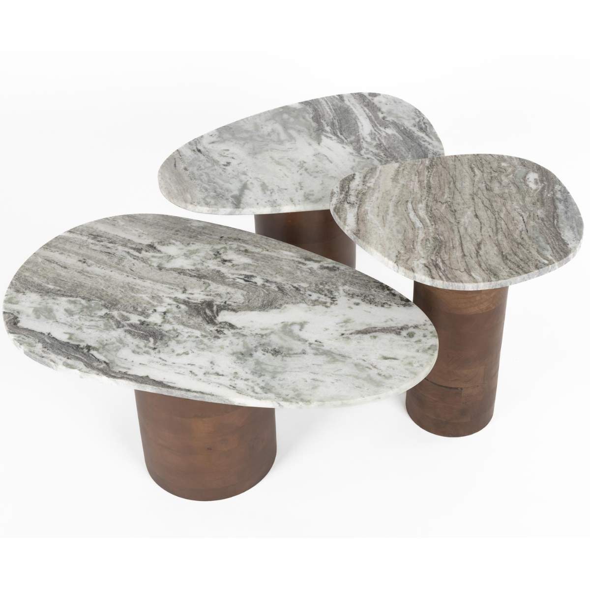 Dutch Bone Side Table Suki (Set of 3)