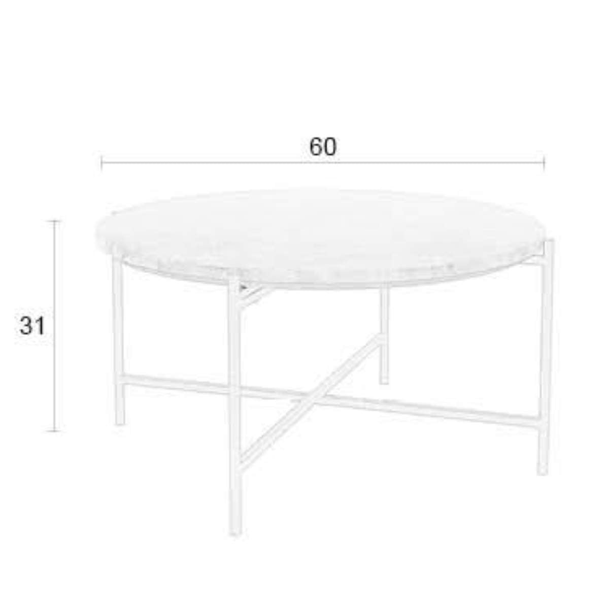Beau&Co Side Table Tooz Beige