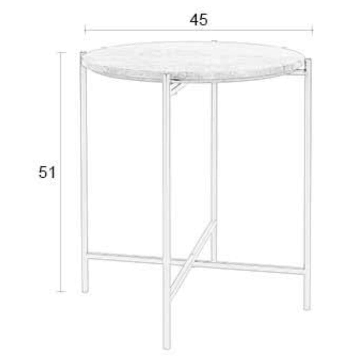 Beau&Co Side Table Tooz Beige