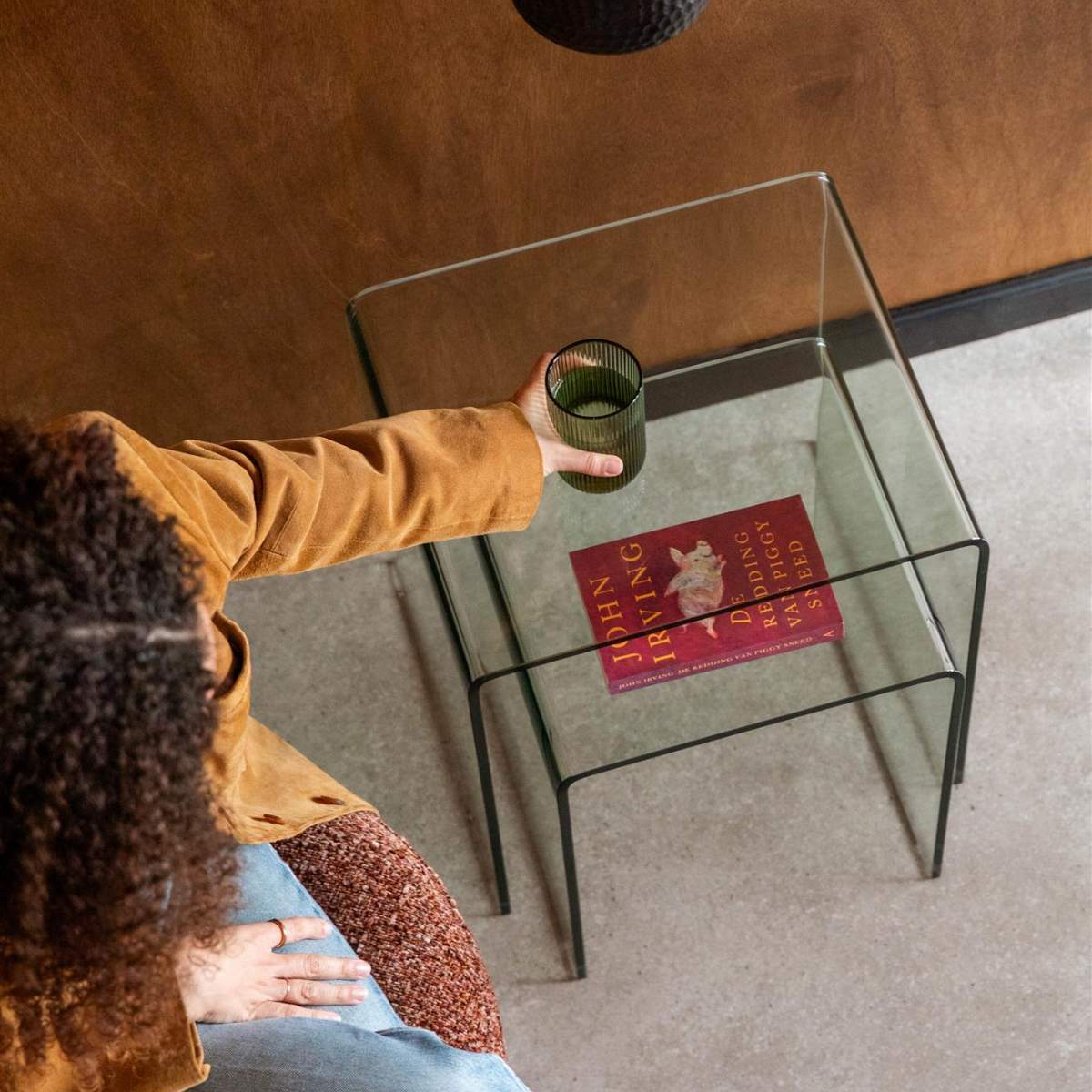 Dutch Bone Side Table Vetro Set of 2