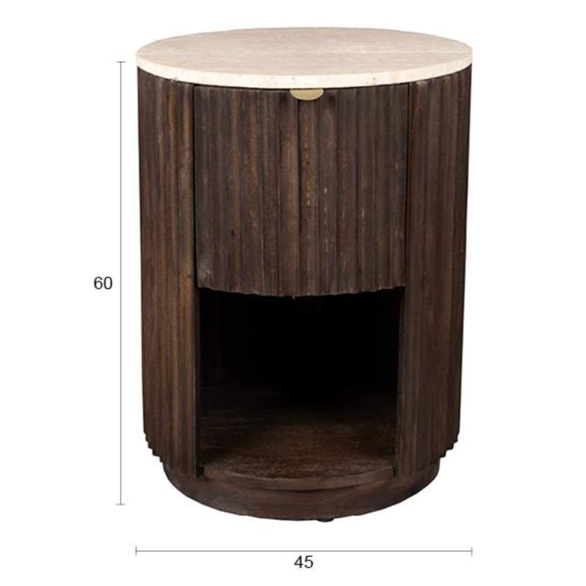 Dutch Bone Side Table / Bed Stand Marlow