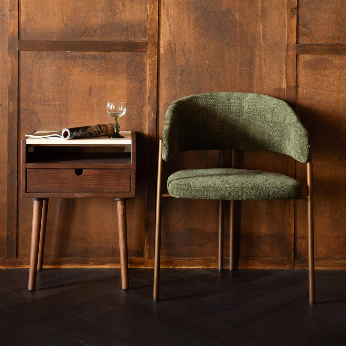 Dutch Bone Side Table/Bedstand Arda