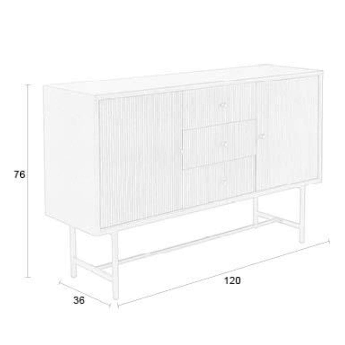 Beau&Co Sideboard Coztilla