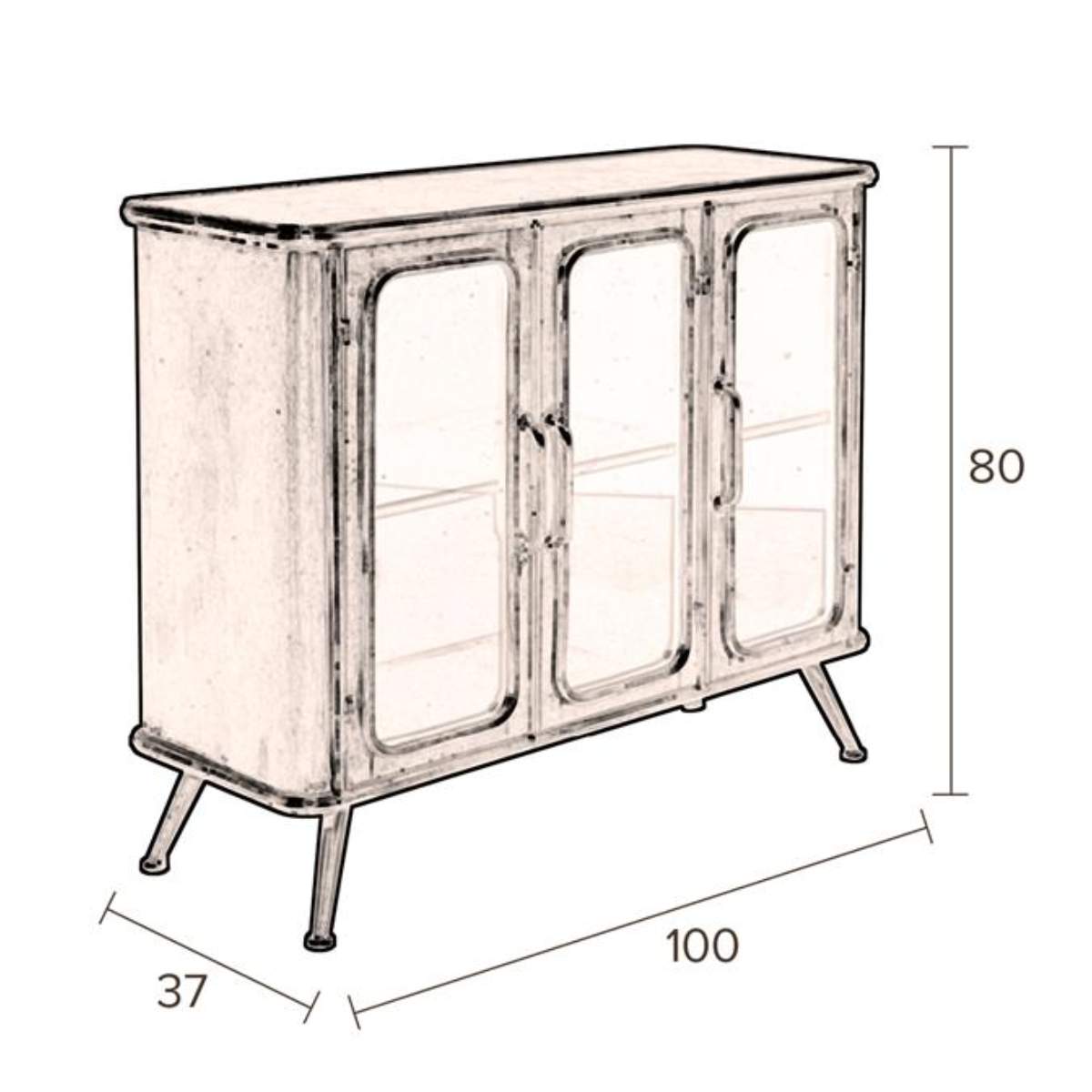 Dutch Bone Sideboard Denza