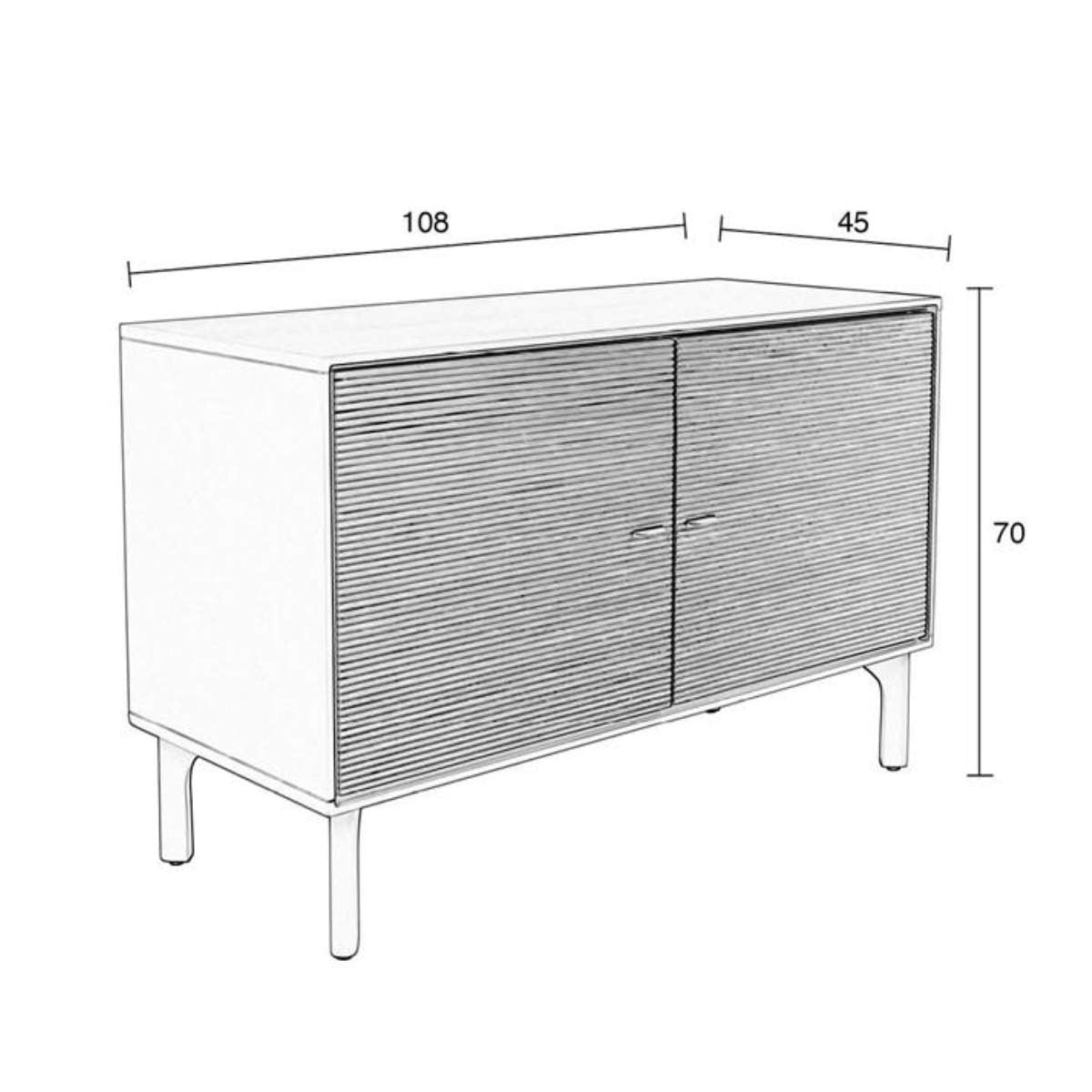 Zuiver Sideboard Morning 2 doors