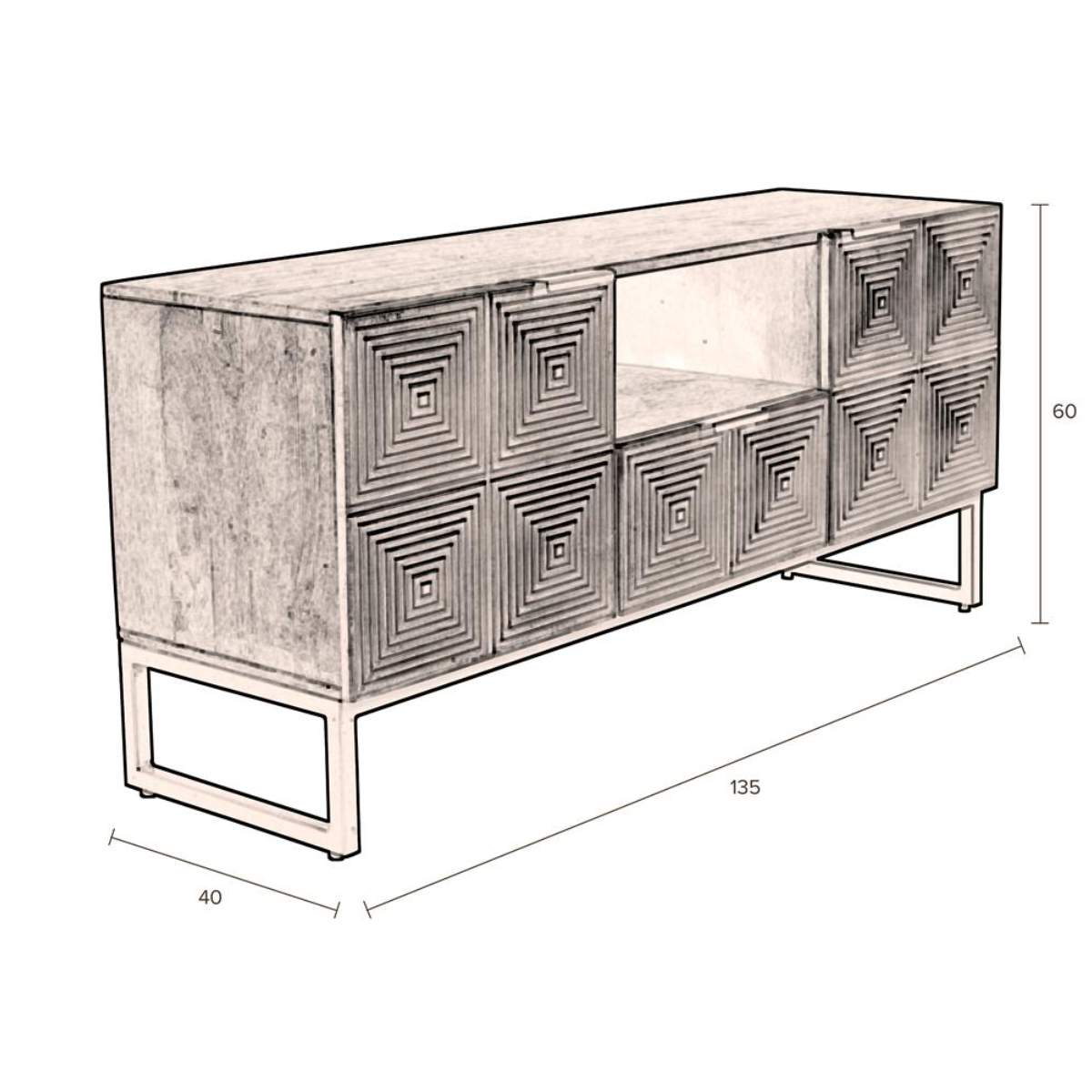 Dutch Bone Sideboard Volan
