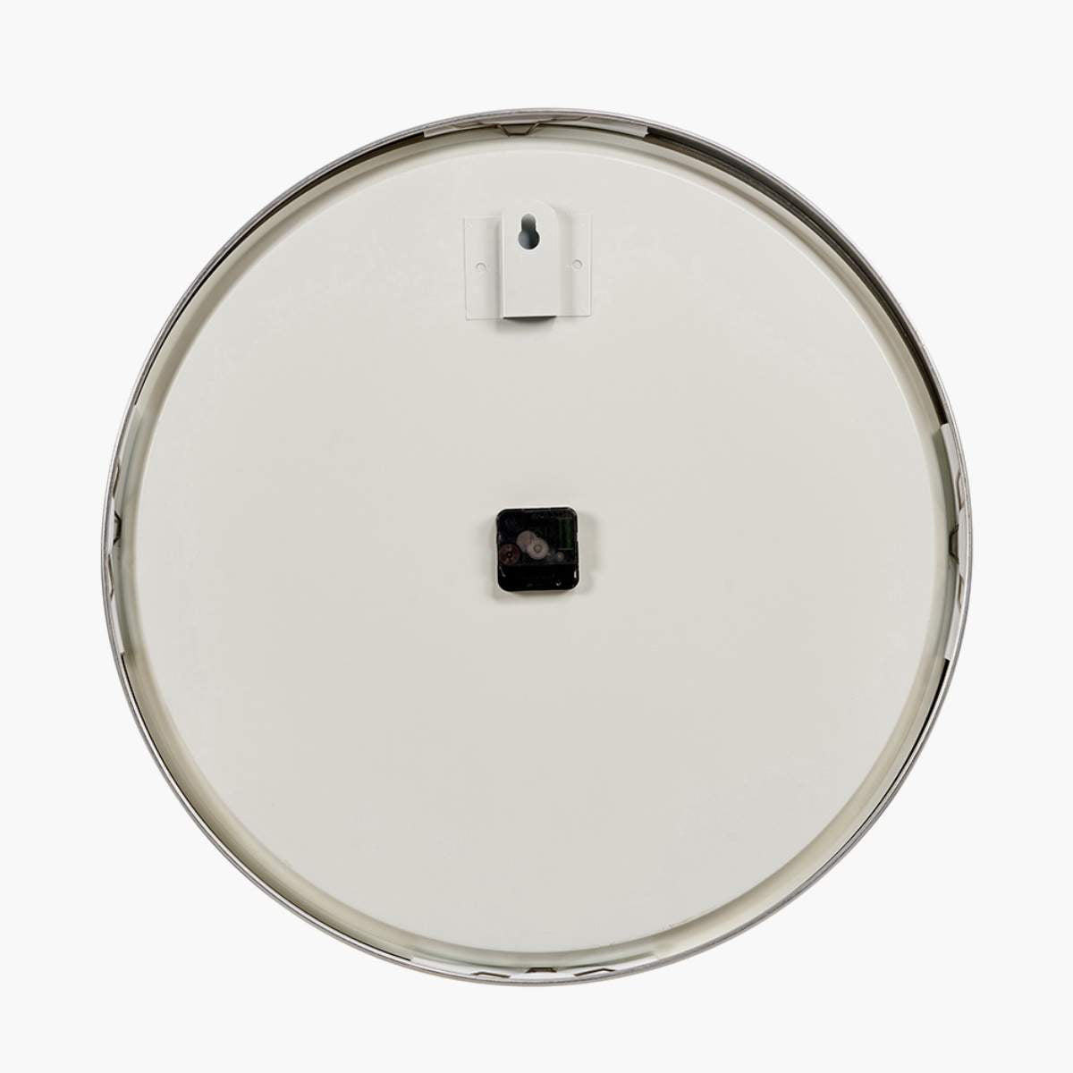 Pacific Lifestyle Silver Metal Printed Face Wall Clock