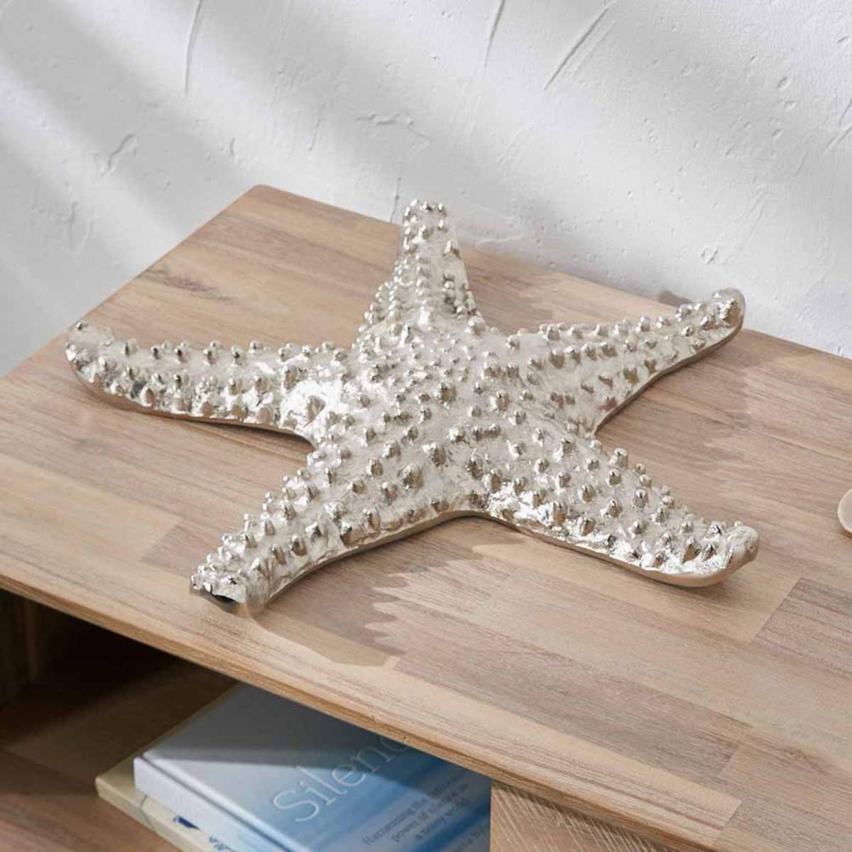 Pacific Lifestyle Silver Metal Starfish Ornament