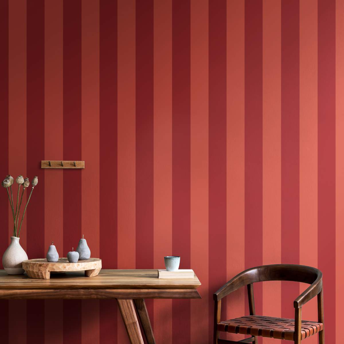 Ohpopsi Simply Stripes Bloc Stripe - Ruby