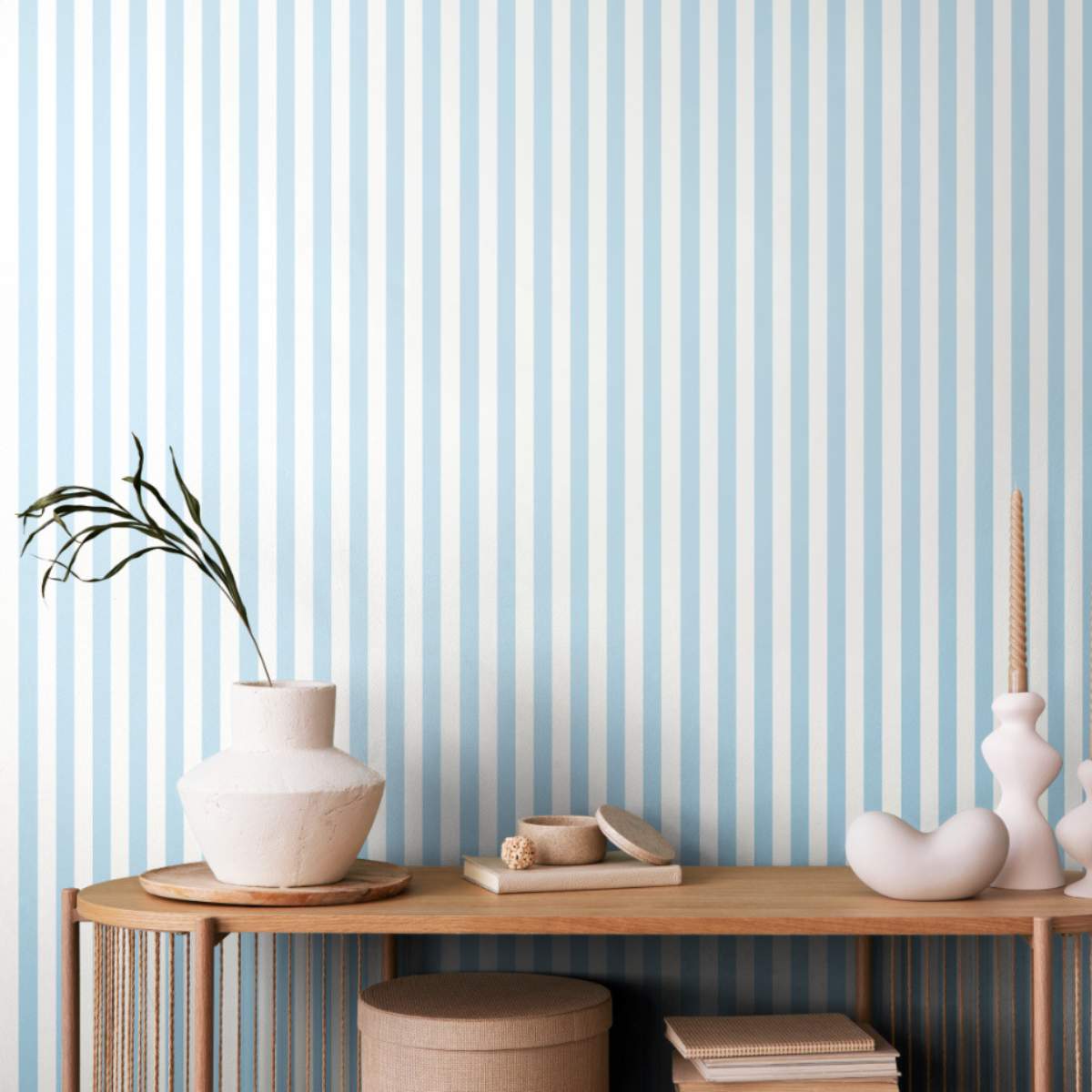 Ohpopsi Simply Stripes Candy Stripe - Baby Blue