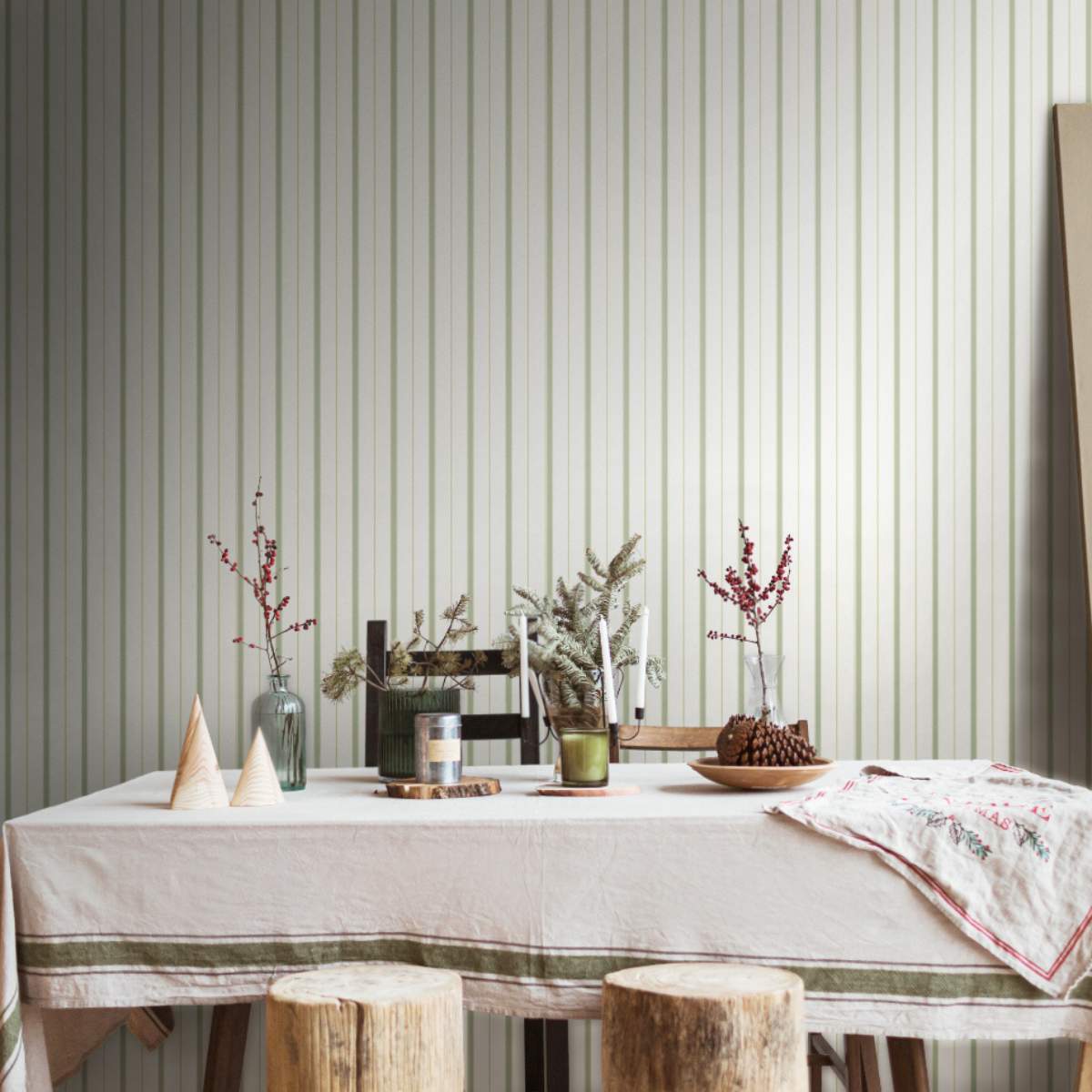 Ohpopsi Simply Stripes Thread Stripe - Basil