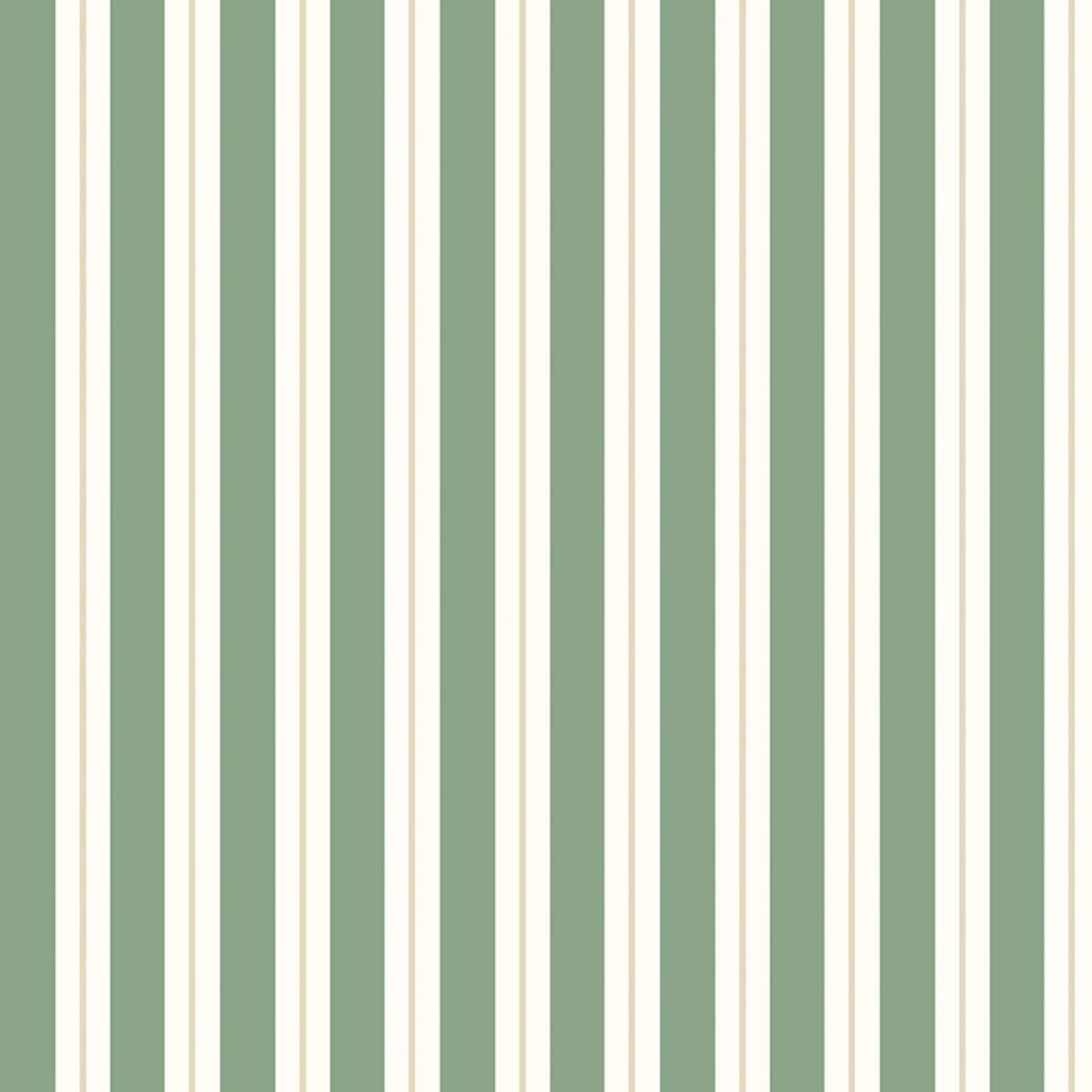 Ohpopsi Simply Stripes Wide Multi Stripe - Moss