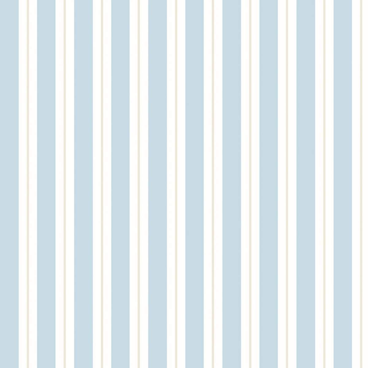 Ohpopsi Simply Stripes Wide Multi Stripe - Wedgewood