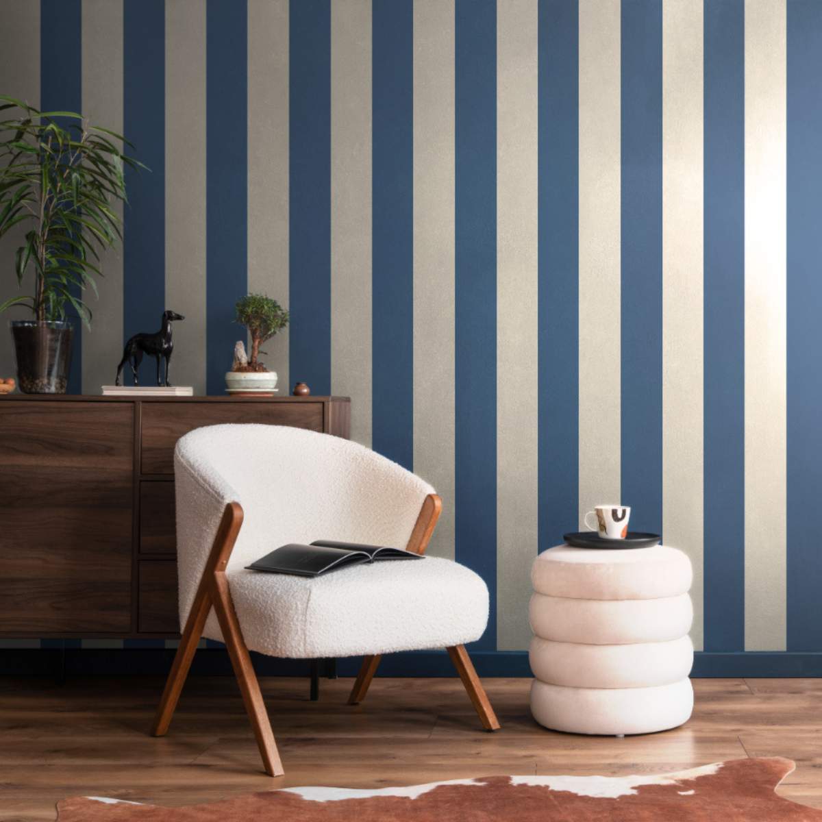 Ohpopsi Simply Stripes Wide Stripe - Ink