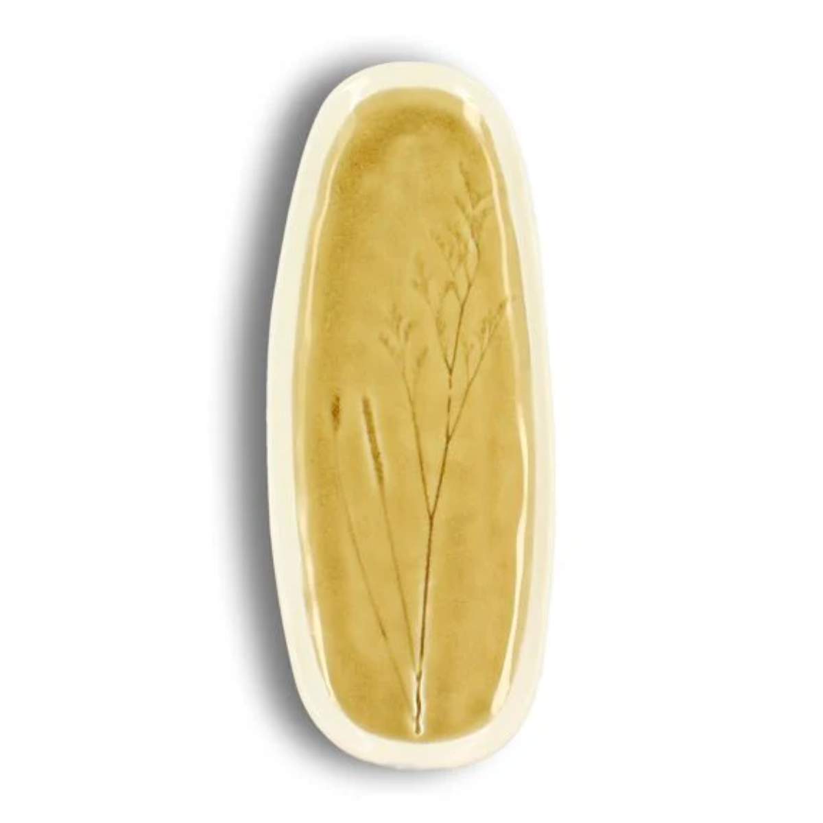 Sir Jane Yellow Flé Stoneware Platter Dish