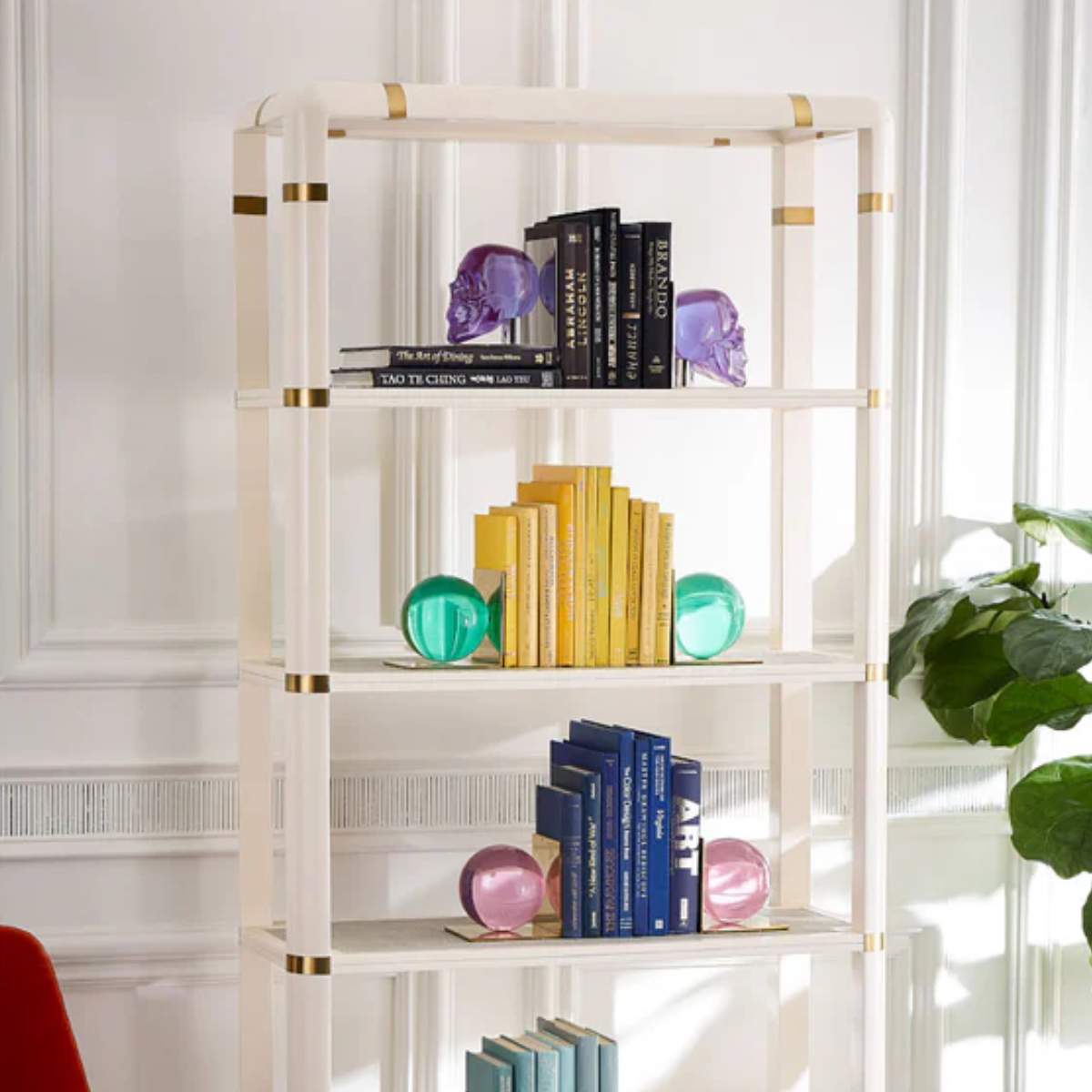 Jonathan Adler Skull Bookends