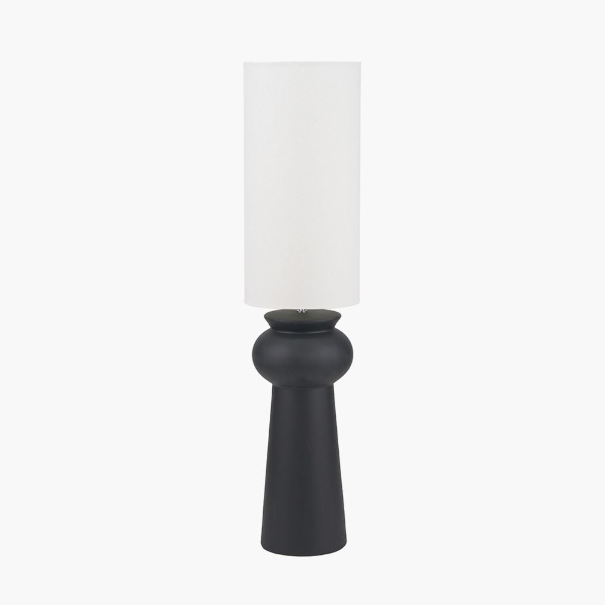 Pacific Lifestyle Sloane Black Contemporary Ceramic Floor Lamp