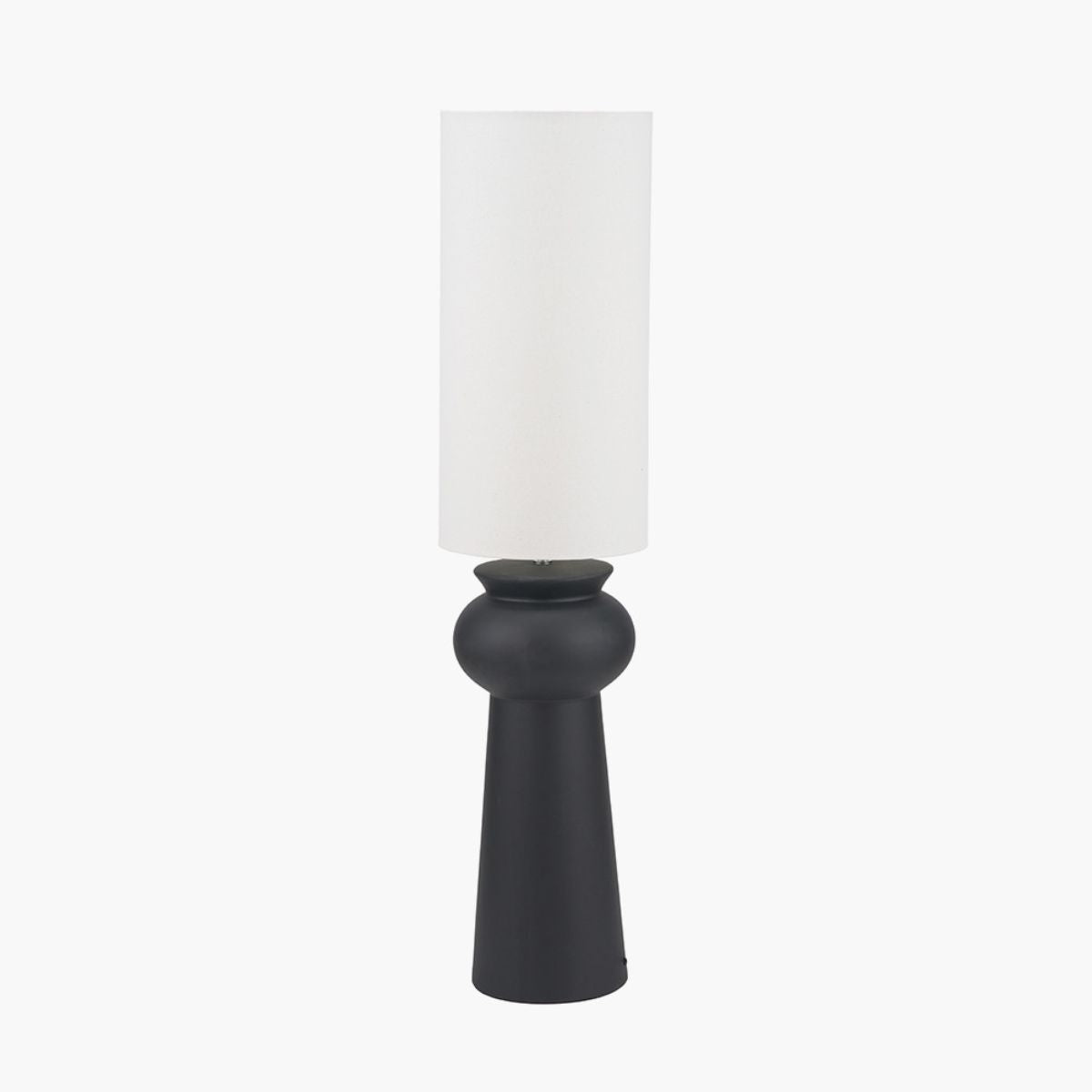 Pacific Lifestyle Sloane Black Contemporary Ceramic Floor Lamp