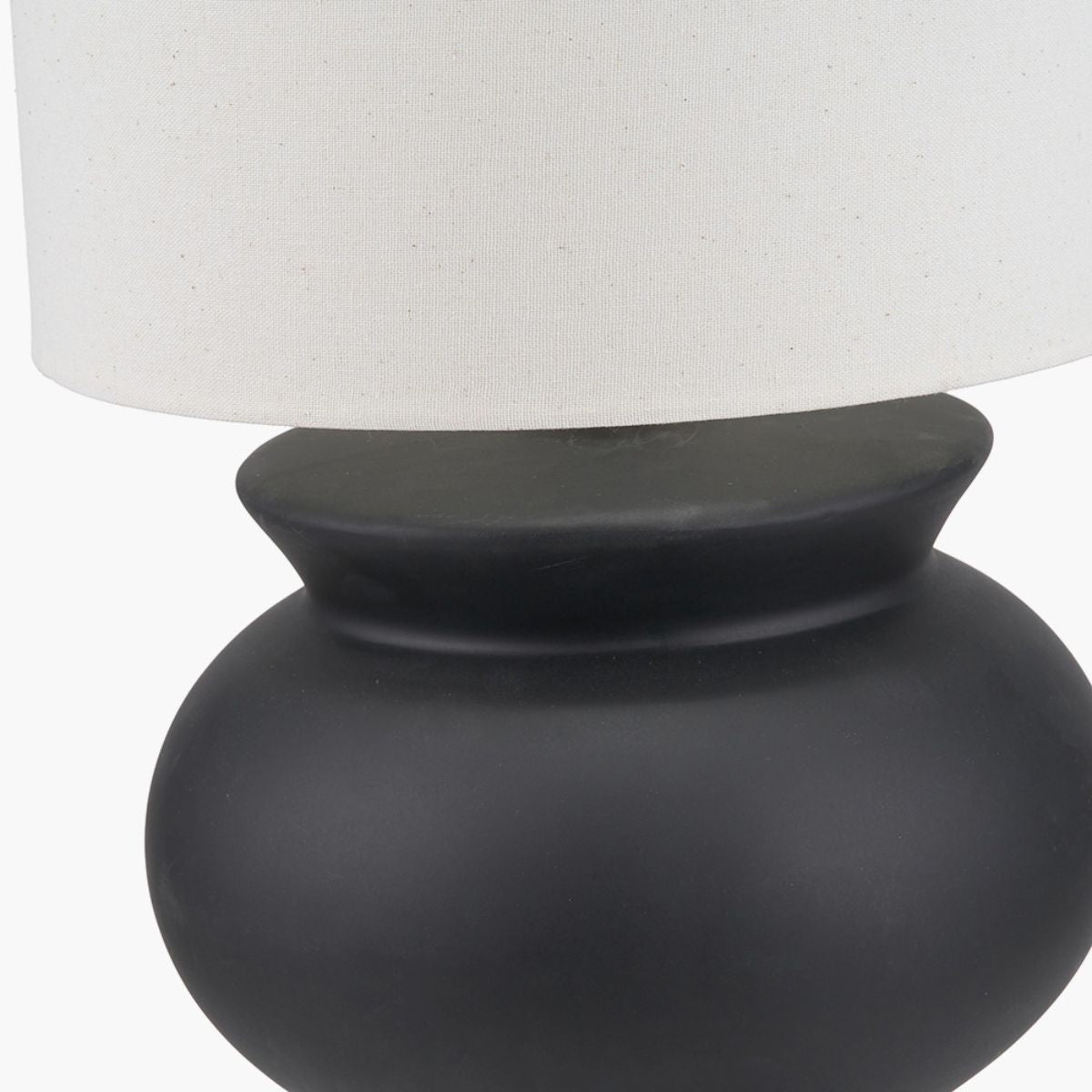 Pacific Lifestyle Sloane Black Contemporary Ceramic Floor Lamp