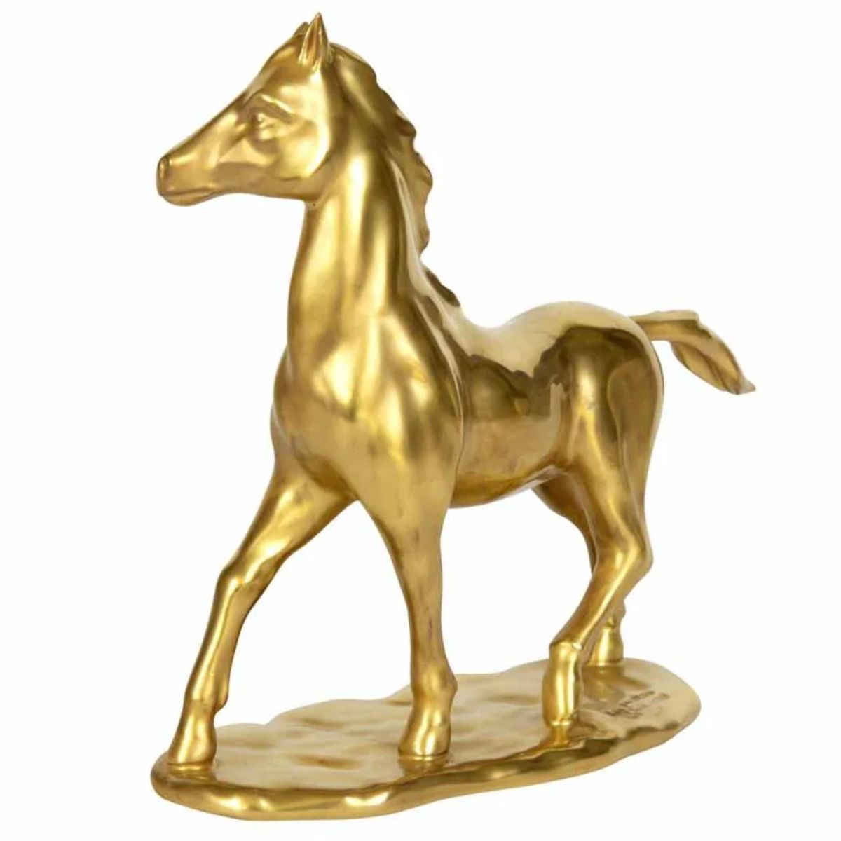 Villari Small Horse - Gold