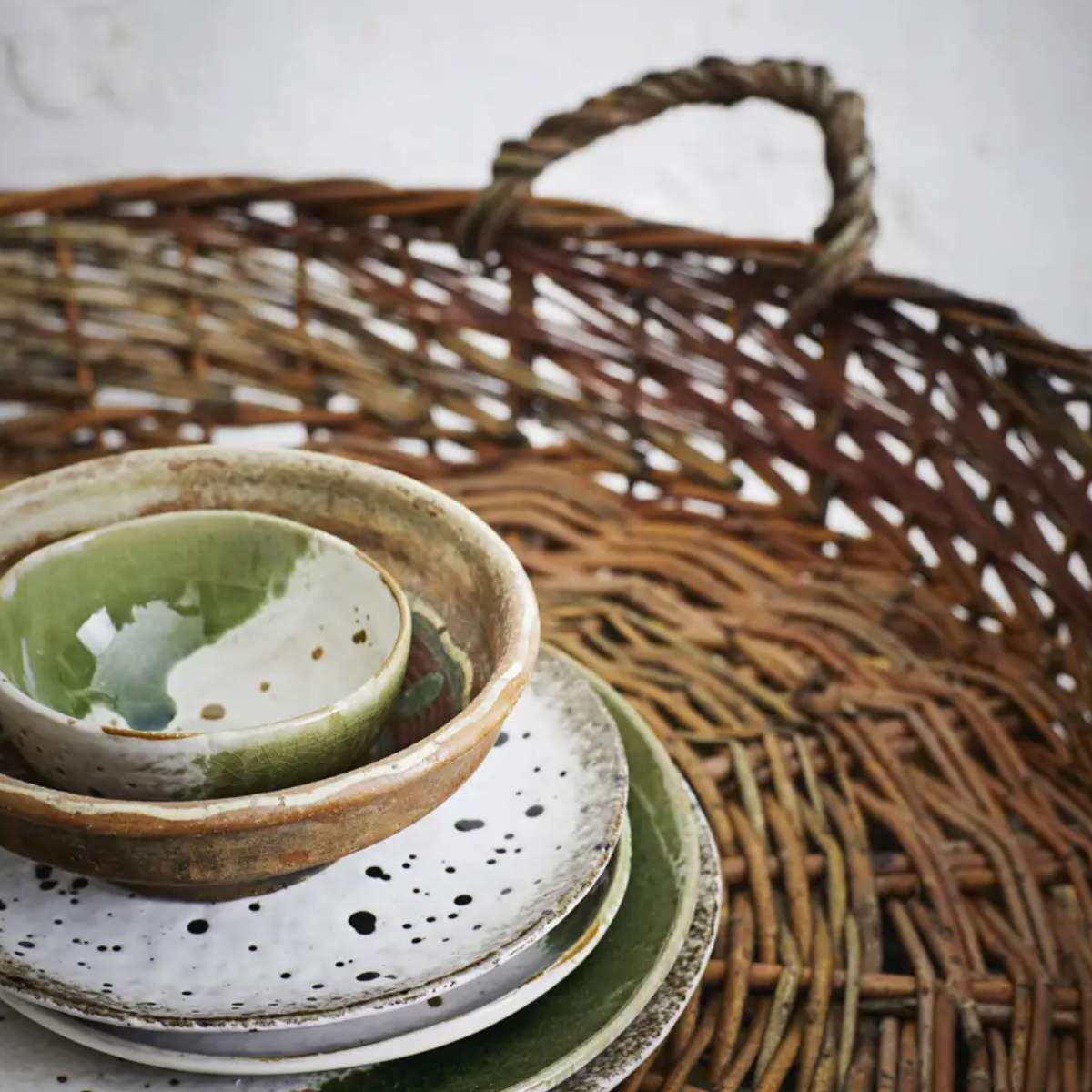 Madam Stoltz Small stoneware bowl