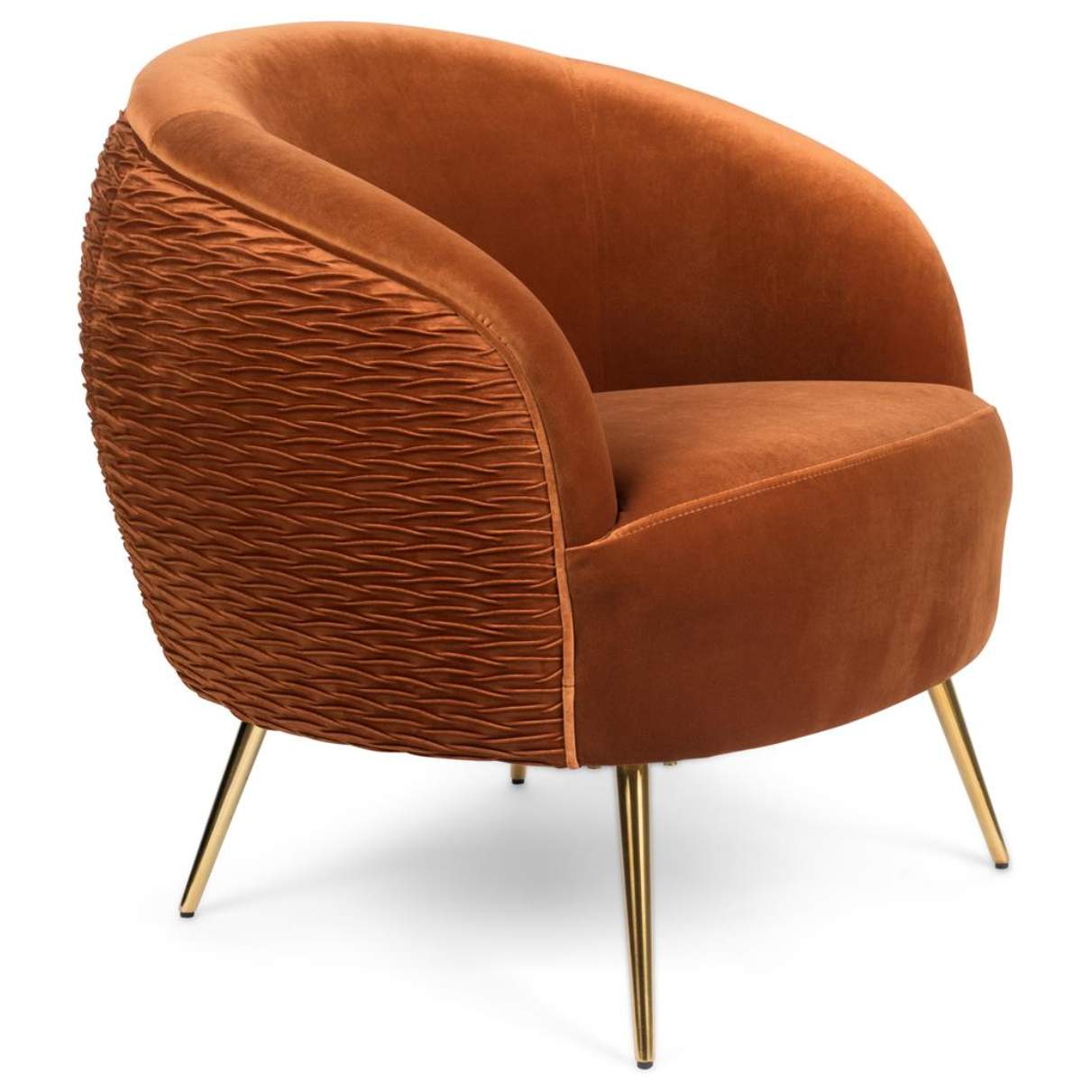 Bold Monkey So Curvy Lounge Chair Orange