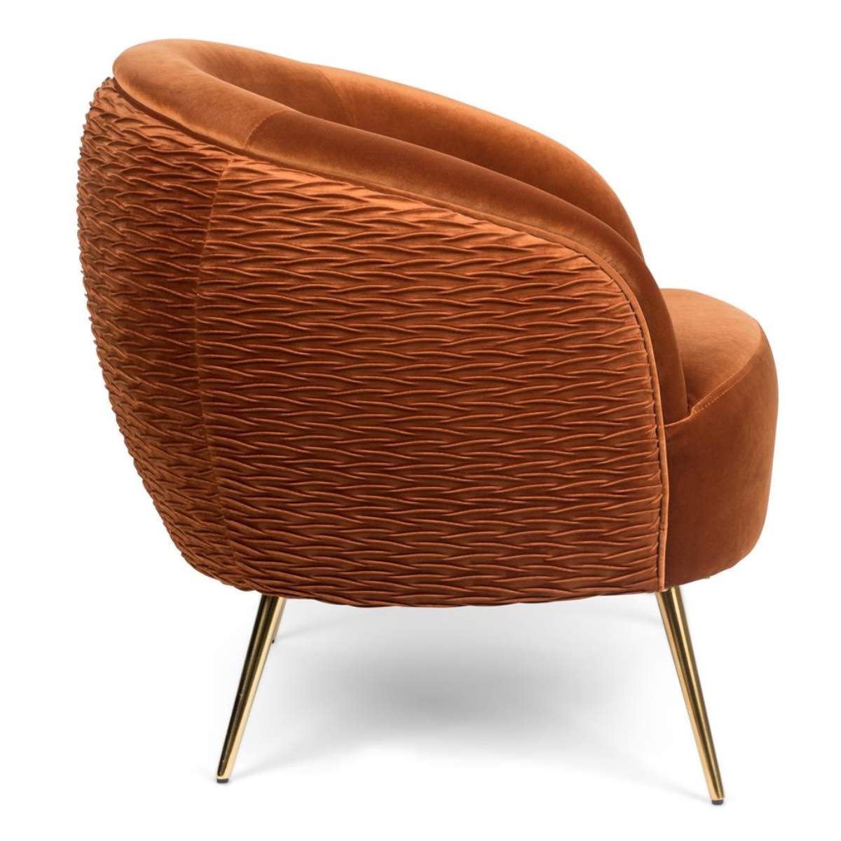 Bold Monkey So Curvy Lounge Chair Orange