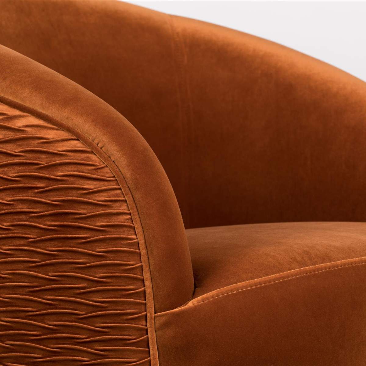Bold Monkey So Curvy Lounge Chair Orange