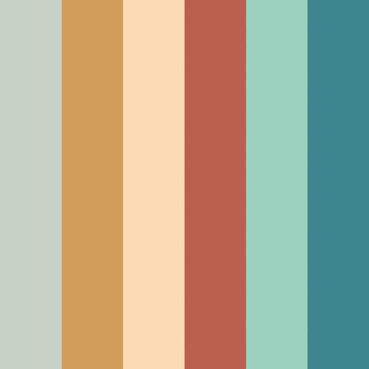 Ohpopsi So Stripey Rainbow Bloc - Teal Mix