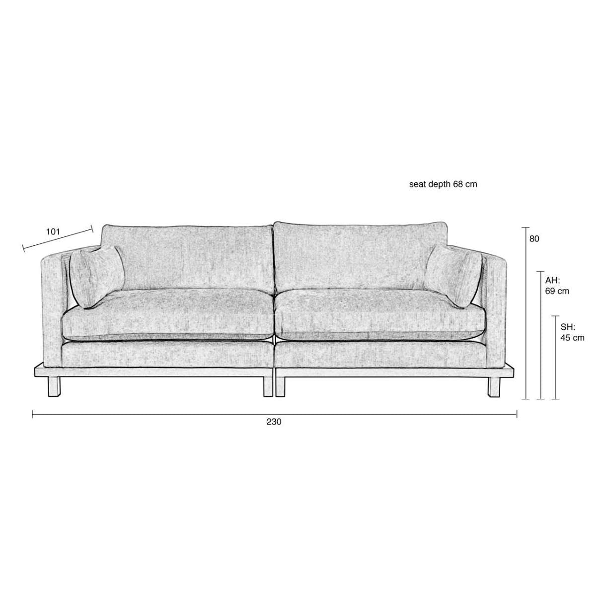 Zuiver Sofa Blossom