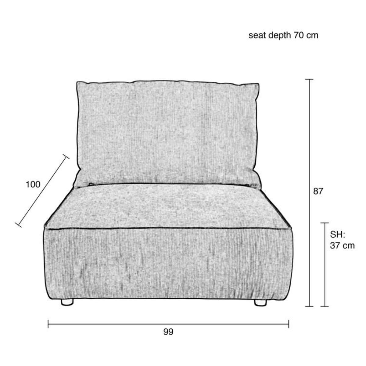 Zuiver Sofa Element Hunter