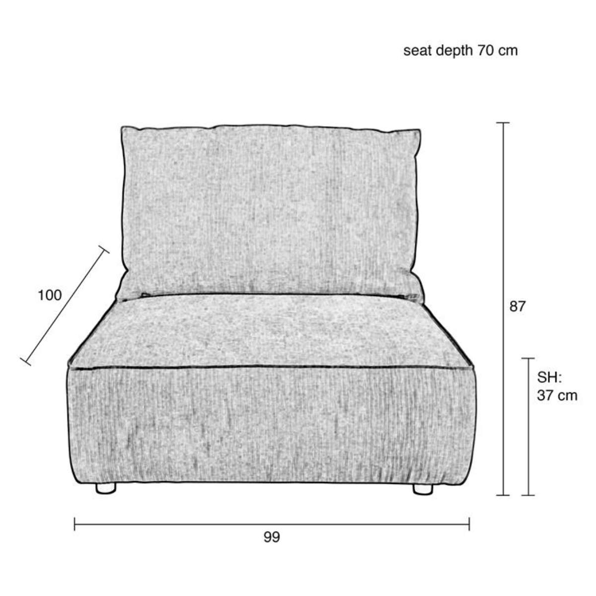 Zuiver Sofa Element Hunter