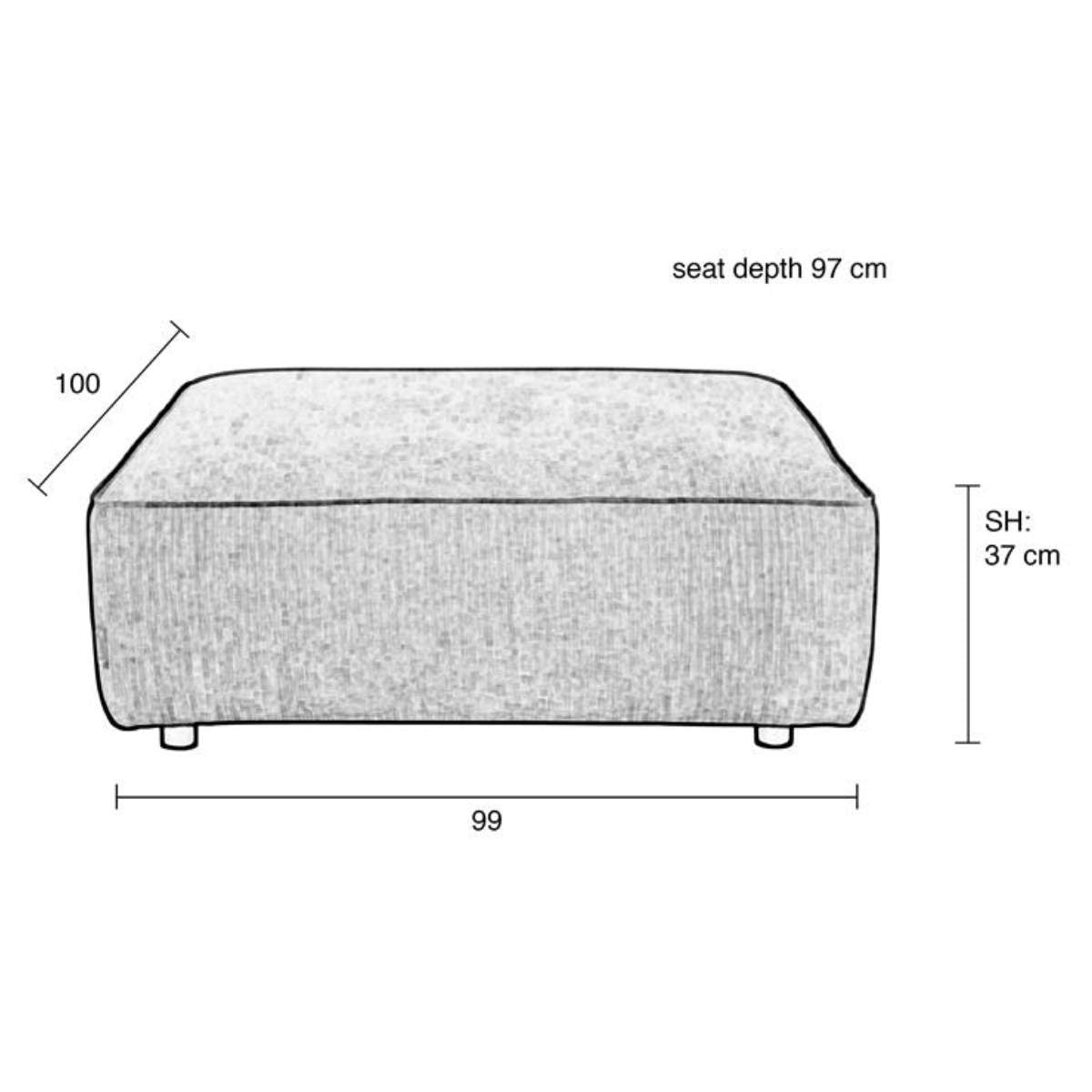 Zuiver Sofa Element Hunter