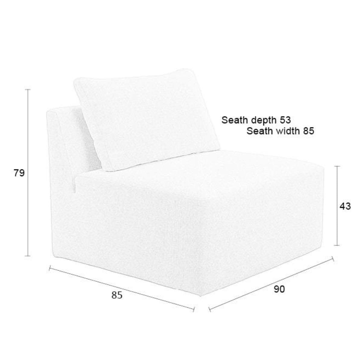 Zuiver Sofa Element Prosper 1-Seater