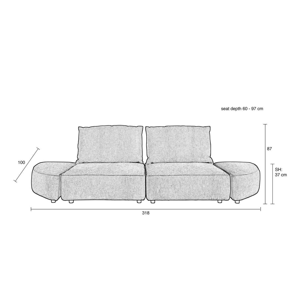 Zuiver Sofa Hunter