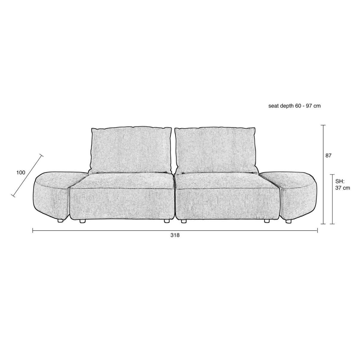 Zuiver Sofa Hunter