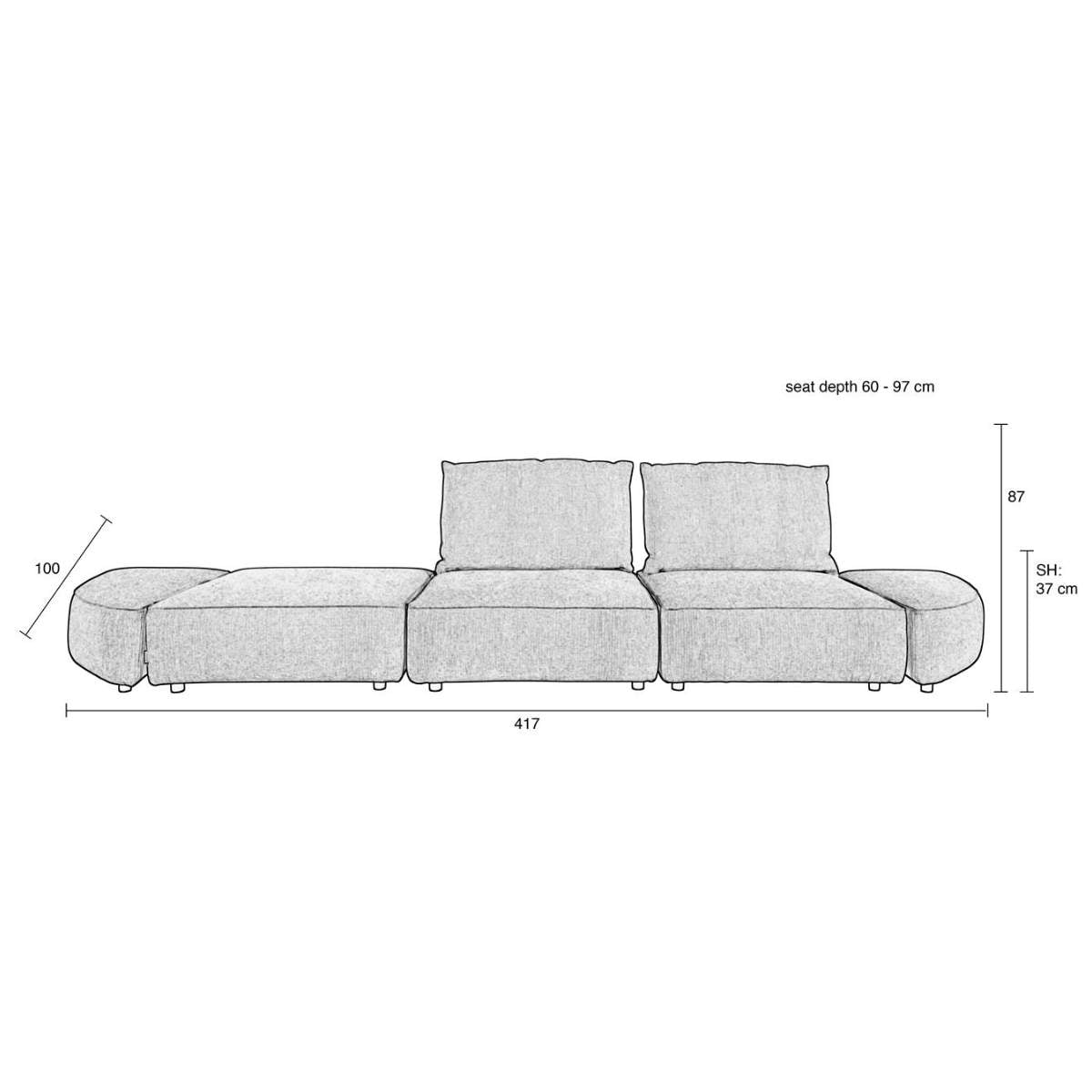 Zuiver Sofa Hunter