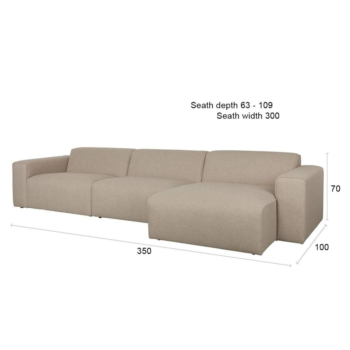 Zuiver Sofa Milka 3-Seater